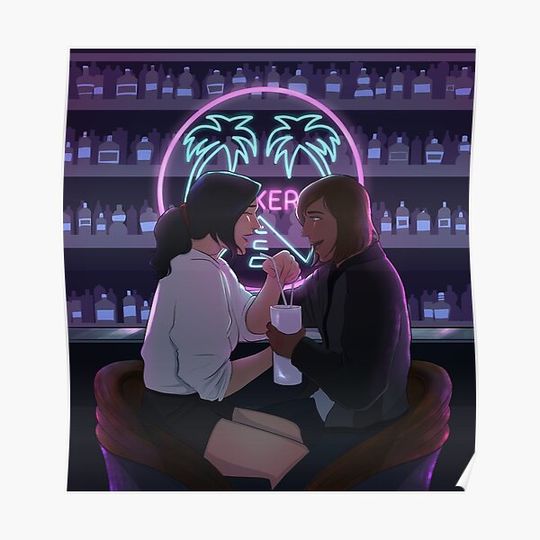 Discover Korrasami in San Junipero Premium Matte Vertical Poster