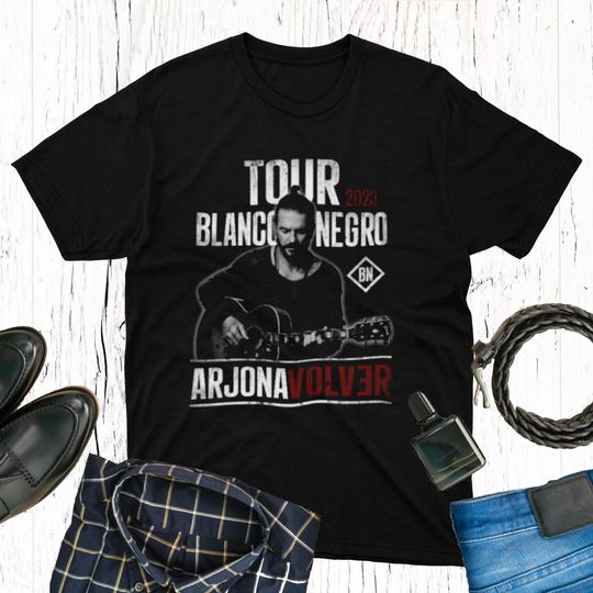 Discover Ricardo Arjona Black and White Arjona Back 2023 Shirt