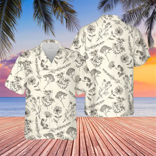 Discover Flower Hawaiian shirt, Summer Vacation Hawaiian Shirt