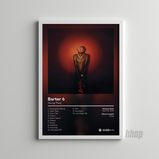 Discover Young Thug - Barter 6 - Album Cover Poster