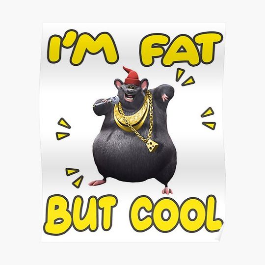 Discover Biggie Cheese Mr. Boombastic Pullover Hoodie Premium Matte Vertical Poster