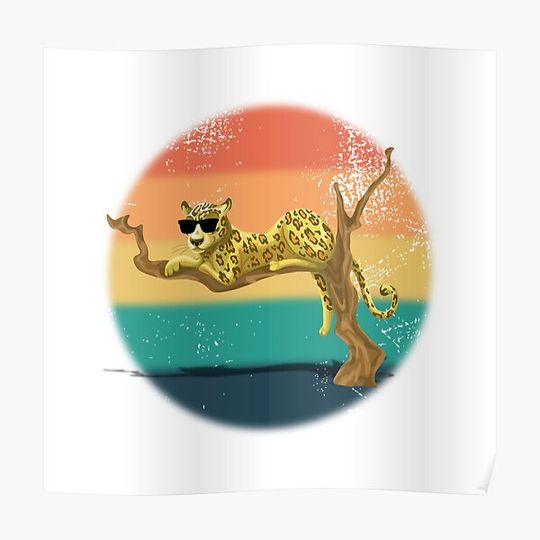 Discover Cool Leopard Premium Matte Vertical Poster