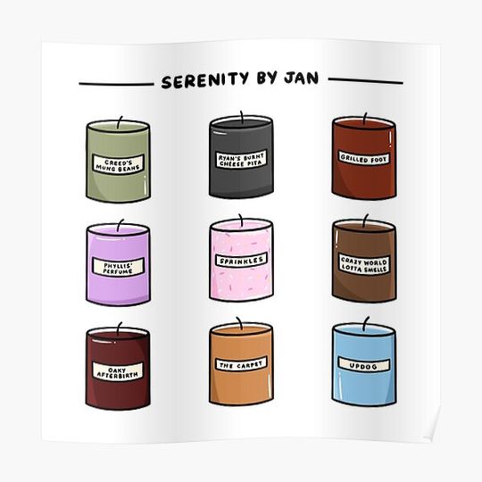 Discover The Office Serenity  by Jan Candles Premium Matte Vertical Poster