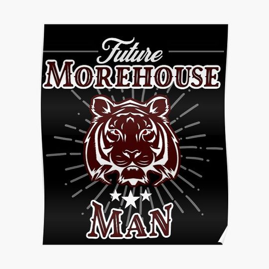 Discover Future Morehouse man v3 Premium Matte Vertical Poster