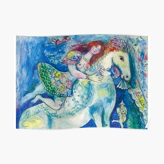 Discover Circus Dancer (Le Grand Cirque) - Marc Chagall Premium Matte Vertical Poster