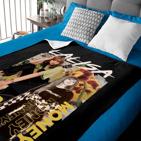 Discover Lalisa Blackpink Korean Music Pop Fan Gift Baby Blankets, Blackpink Born Pink World Tour Baby Blankets