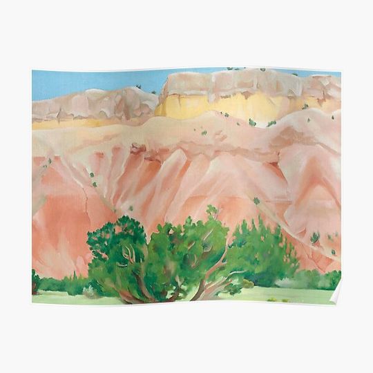 Discover Georgia O'keeffe My Backyard Premium Matte Vertical Poster