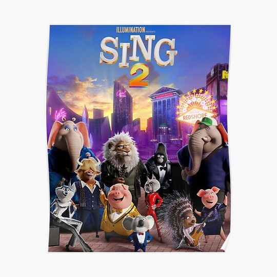Discover Potrait Sing Two poster Premium Matte Vertical Poster