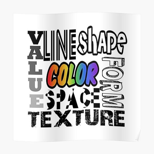 Discover Elements of Art Premium Matte Vertical Poster