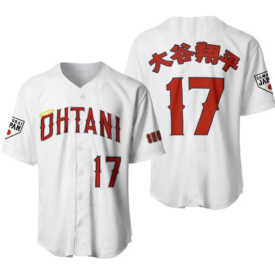 Discover Men's Ohtani Baseball Jersey 17# Shotime