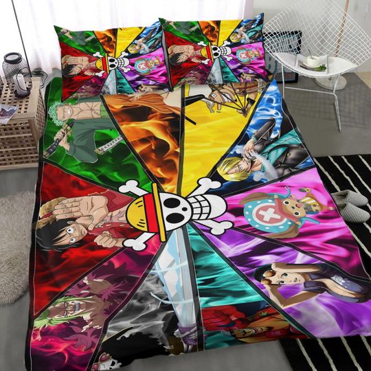Discover One Piece duvet cover, Anime Bedding Set