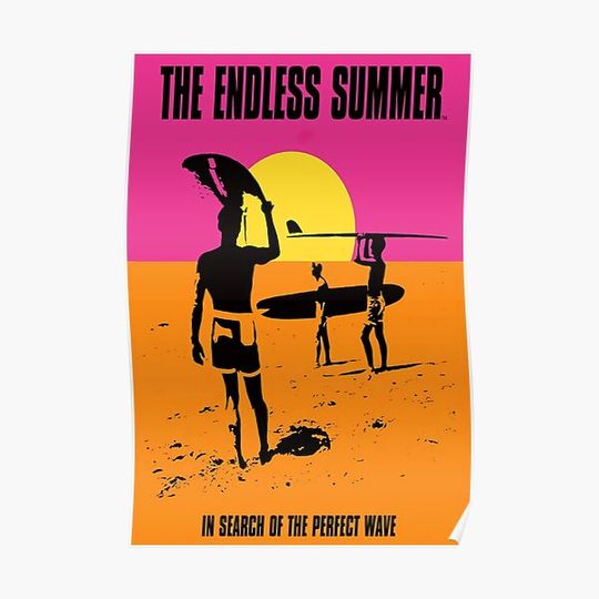 Discover The Color Of Endless Summer Poster Premium Matte Vertical Poster