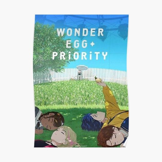 Discover wonder egg priority Premium Matte Vertical Poster