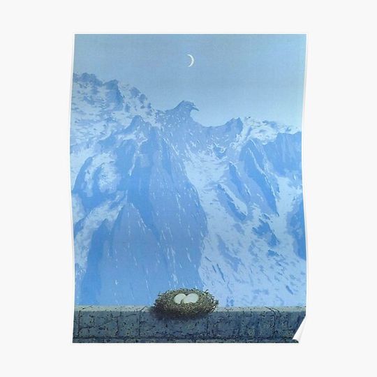 Discover Rene Magritte - The Domain of Arnheim Premium Matte Vertical Poster