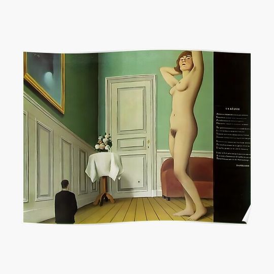 Discover Rene Magritte - The Giantess Premium Matte Vertical Poster