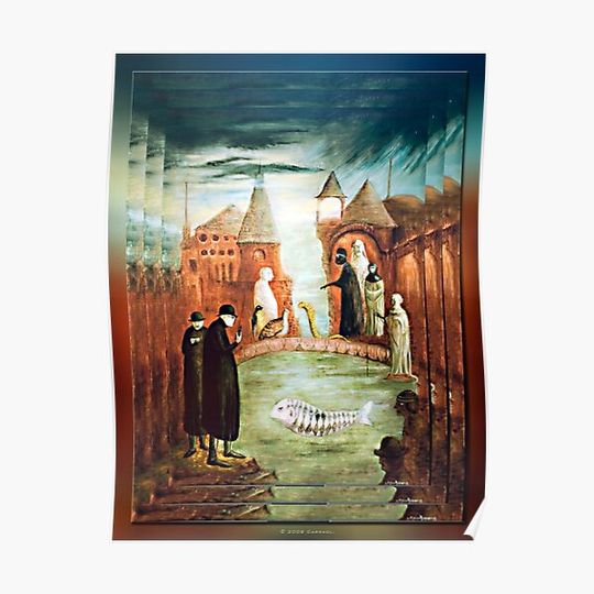 Discover Leonora Carrington in Mexico City II, Artwork by Leonora Carrington Premium Matte Vertical Poster