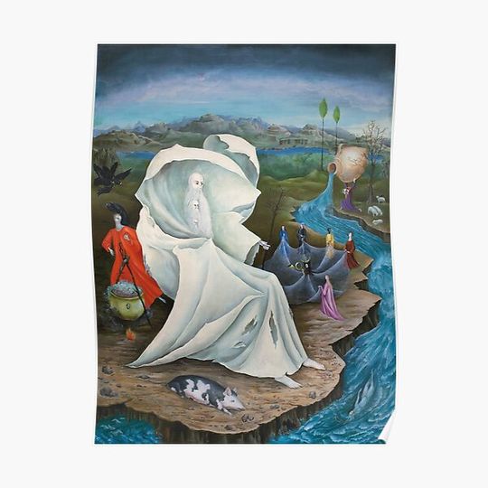 Discover The Temptation of St. Anthony Leonora Carrington Premium Matte Vertical Poster