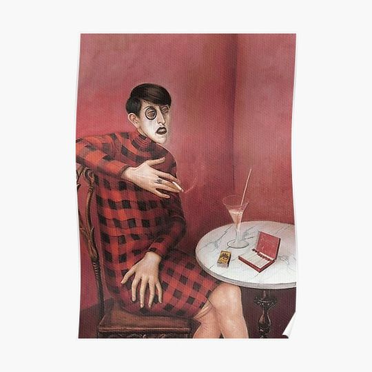 Discover Portrait of the Journalist Sylvia Von Harden Otto Dix Premium Matte Vertical Poster