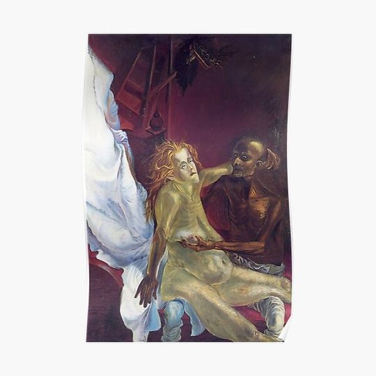 Discover Old Couple, Otto Dix Premium Matte Vertical Poster