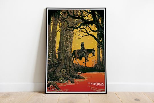 Discover The Witcher Wild Hunt Art Poster - The Witcher Wall decor