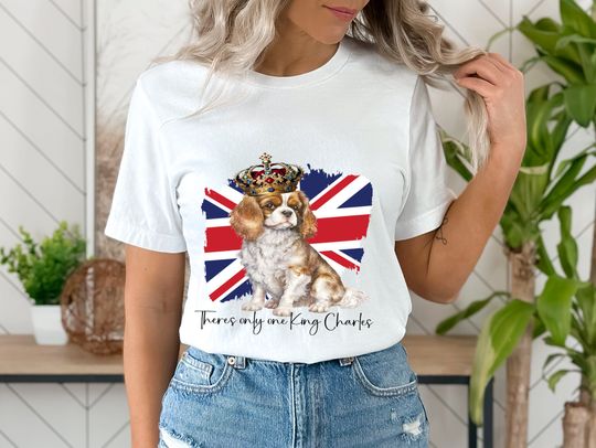 Discover Coronation T-shirts, King Charles III Coronation Day T-shirt, Cavalier King Charles Celebration T-shirt