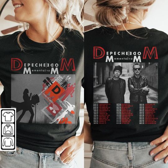 Discover 2023 Depeche Mode Memento Mori World Tour T-Shirt, Depeche Mode Tour 2023 Shirt