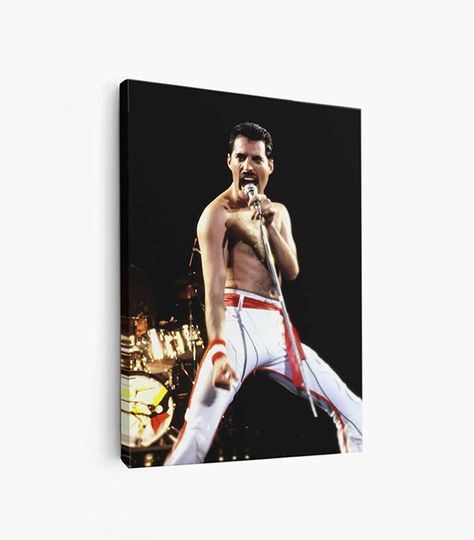 Discover Freddie Mercury Legend Vertical Musician Poster