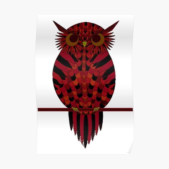 Discover Night Owl Premium Matte Vertical Poster