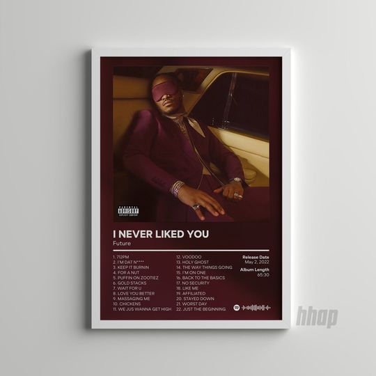 Discover Future - I Never Liked You - Album Poster