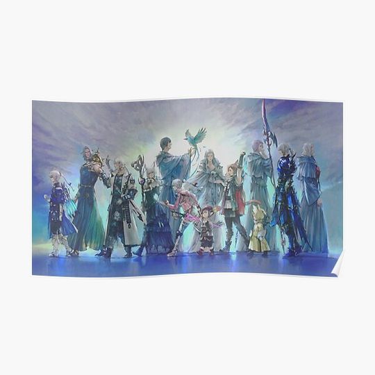 Discover Final Fantasy XIV Endwalker Finale Premium Matte Vertical Poster