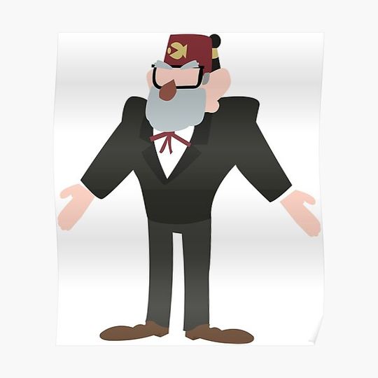 Discover Grunkle Stan | Gravity Falls Premium Matte Vertical Poster
