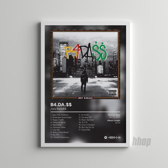 Discover Joey Badass - B4DASS - Album Poster