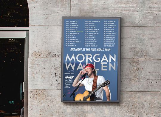 Discover Morgan Wall World Tour 2023 Poster