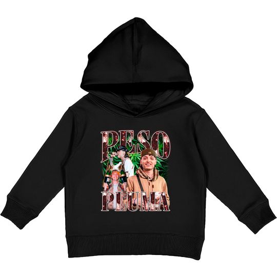 Discover Peso Pluma Kids Pullover Hoodies, Graphic Peso Pluma Unisex Kids Pullover Hoodies