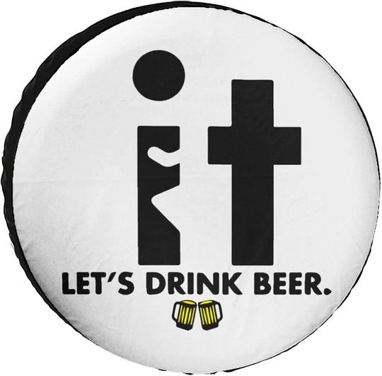 Discover FCK It Drink Beer Spare Tire Cover
