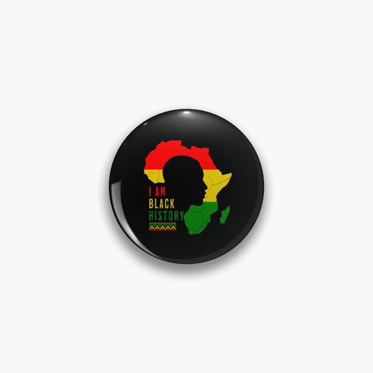 Discover I am black history Juneteenth Pin