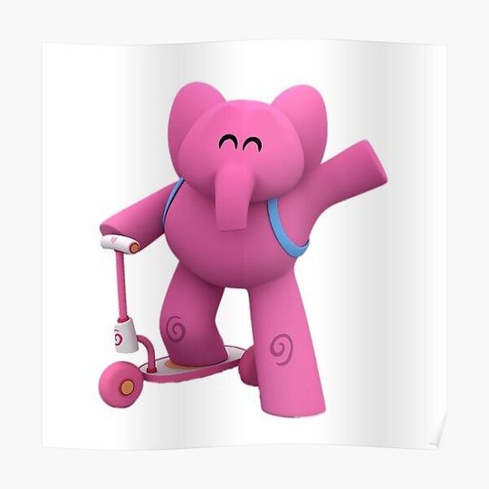 Discover Fifeyo Pocoyo Elly Pato TV 2019 Premium Matte Vertical Poster