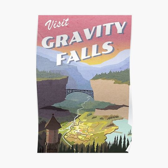 Discover The Visit "Gravity Falls" Poster Premium Matte Vertical Poster