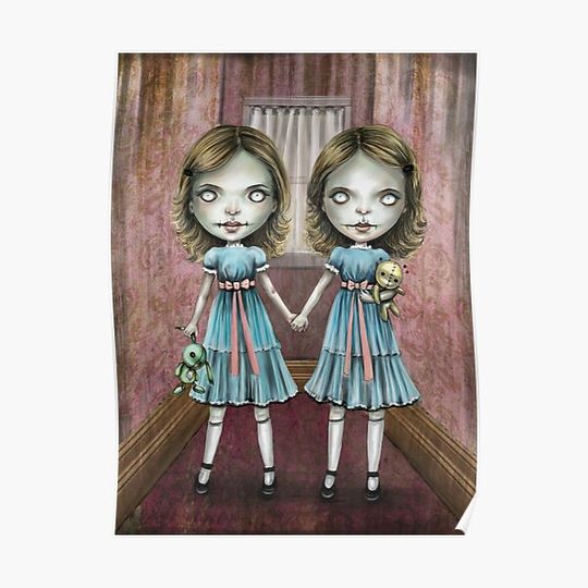Discover The Creepy Twins Premium Matte Vertical Poster