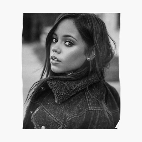 Discover Jenna Ortega Fanart Premium Matte Vertical Poster
