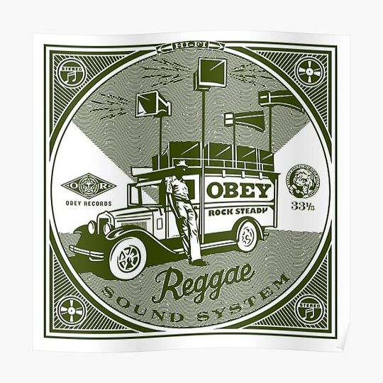 Discover Reggae Sound System Premium Matte Vertical Poster