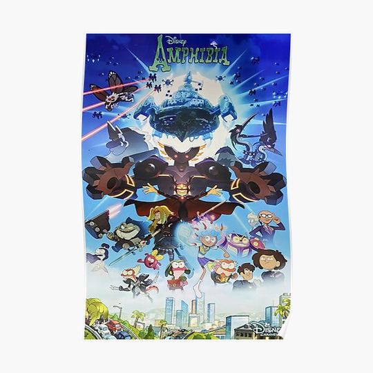 Discover amphibia season 3 finale poster Premium Matte Vertical Poster