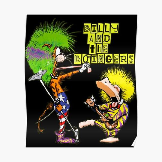 Discover Bill The Cat T-ShirtBilly and the Boingers Premium Matte Vertical Poster
