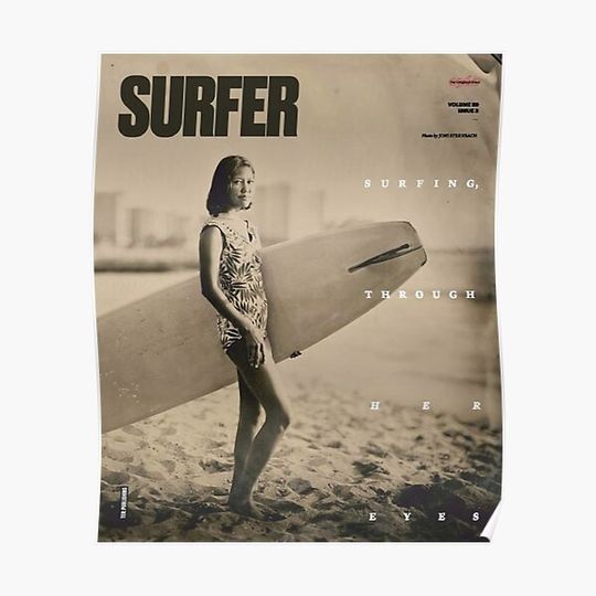 Discover Inside the Surfer Magazine Women Premium Matte Vertical Poster