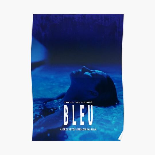 Discover Three colors Premium Blue Matte Vertical Poster
