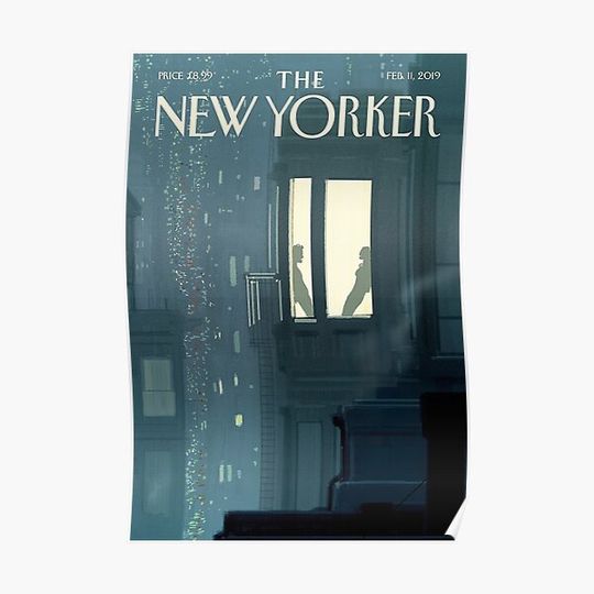 Discover TheNewYorker - feb 2019 Premium Matte Vertical Poster