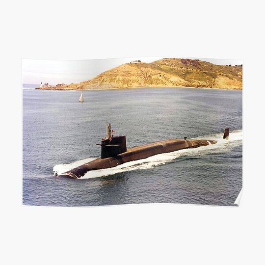 Discover USS SAM HOUSTON (SSBN-609) SHIP'S STORE Premium Matte Vertical Poster