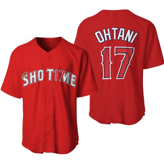 Discover Men's Shotime 17 Ohtani Baseball Jersey