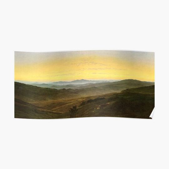 Discover Caspar David Friedrich 026 Premium Matte Vertical Poster