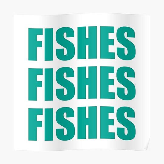 Discover Fishes Collection Premium Poster
